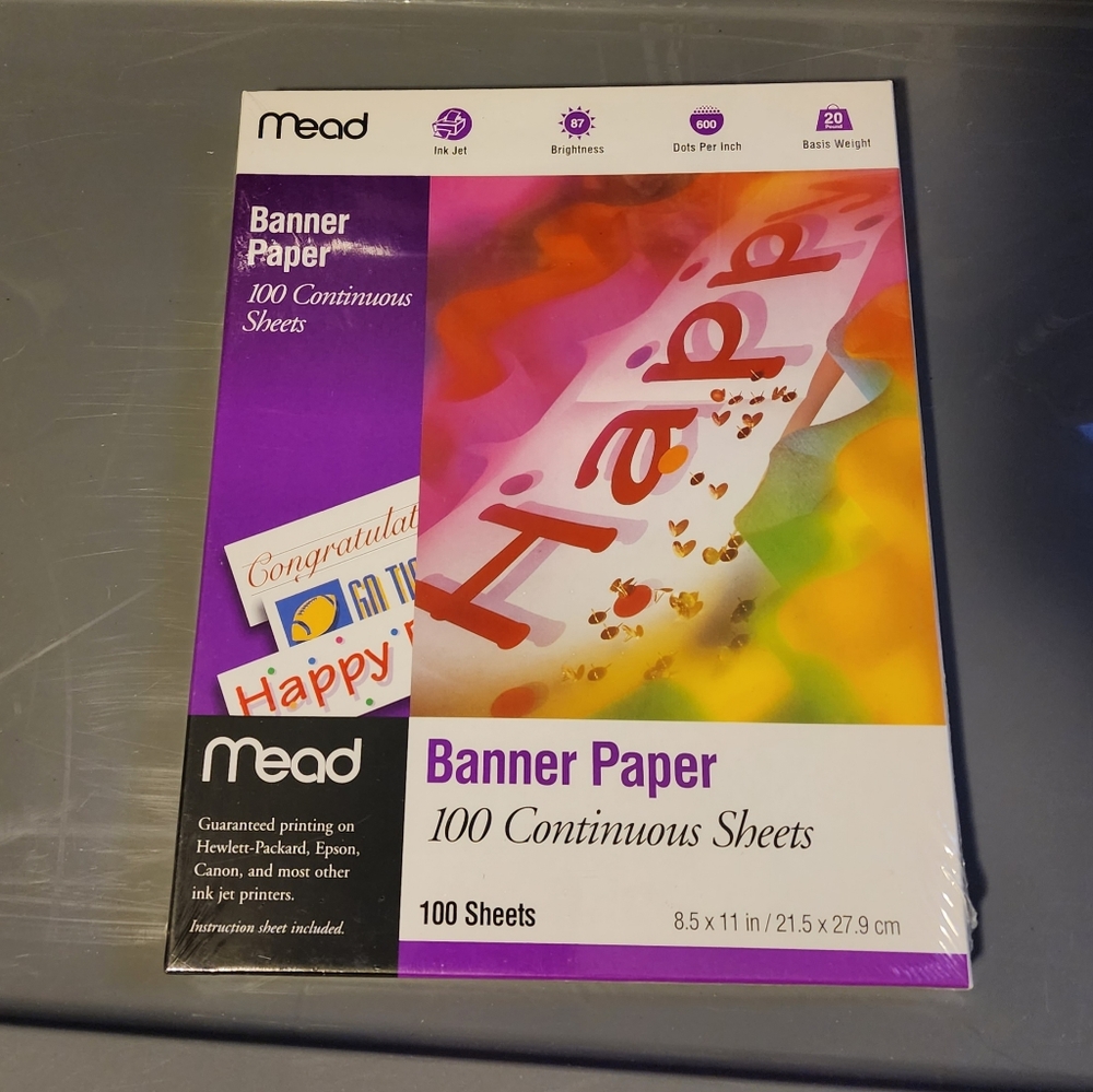 Mead Banner Paper